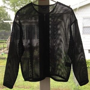 Nue Options mesh zip up jacket